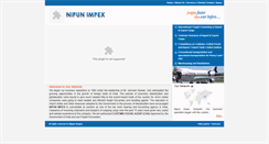 Desktop Screenshot of nipunimpex.com